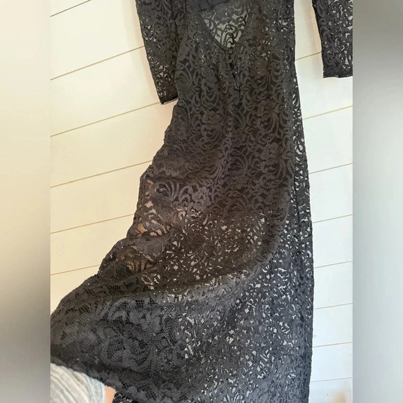 NWOT free people  Adored Maxi in Black dress - Picture 7 of 14